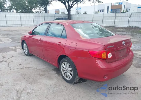 2009 Toyota Corolla Xle from USA, damaged, VIN JTDBL40E199043421